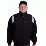 Majestic Therma Base Umpire Jacket -   Black with Powder Blue