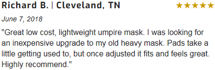 Diamond iX3 Umpire Mask Customer Review