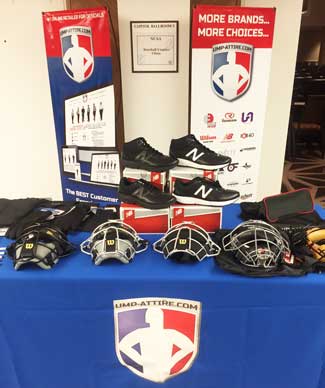 Our Booth at NCAA Umpire Clinic