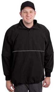 Smitty Pro-Series Convertible Umpire Jacket - Black and White