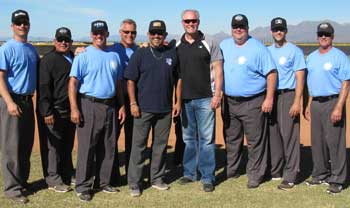 MLB UMPIRES ALFONZO MARQUEZ AND TED BARRETT AND THE UTI INSTRUCTORS