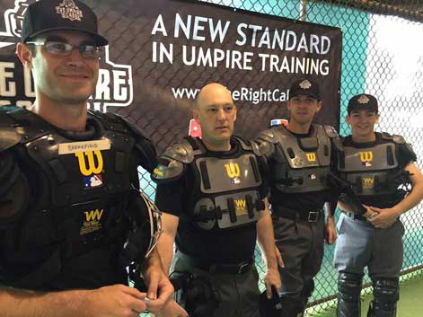 Students Wearing Wilson Umpire Chest Protectors