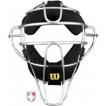 Wilson Silver Dyna-Lite Aluminum Umpire Mask with Memory Foam