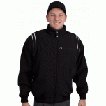 Majestic Therma Base Umpire Jacket - Black with White Stripes