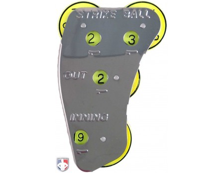 4 Wheel Umpire Indicator, Umpire Counter Clicker, Umpire Clicker Umpire Gear, Baseball Clicker Outs Innings Balls and Strike Clicker for Softball