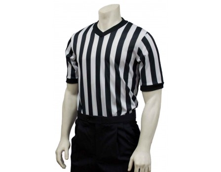 Smitty Referee Basketball Elite Short Sleeve V Neck Shirt 