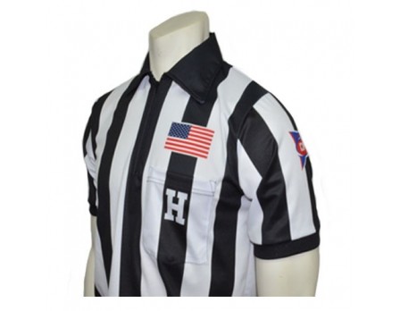 USA115CFO Smitty CFO College 2" Dye Sublimated Short Sleeve Football Referee Shirt USA115CFO Smitty CFO College 2" Dye Sublimated Short Sleeve Football Referee Shirt