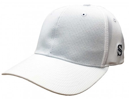 Smitty Performance Flex Fit White Referee Cap | Ump Attire