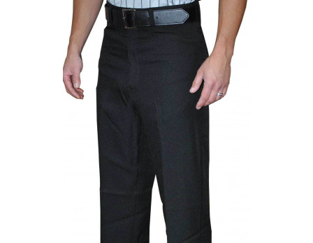 Smitty Athletic Fit Flat Front Referee Pants with Belt Loops