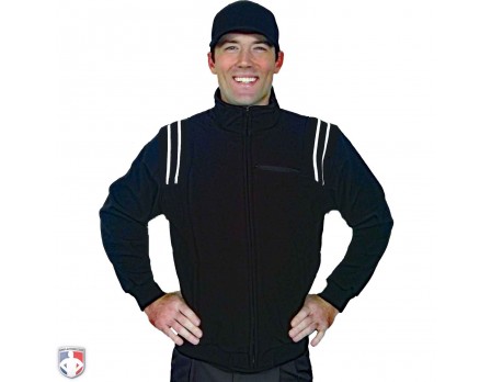 Smitty Major League Style Fleece Lined Umpire Jacket - Black and