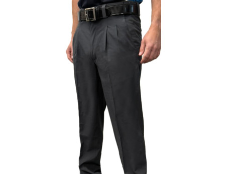 Smitty Tapered Poly Spandex Charcoal Grey Pleated Umpire Base