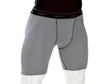 Smitty Grey ComfortTech Compression Shorts with Cup Pocket