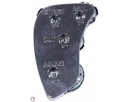 4 Wheel Umpire Indicator, Umpire Counter Clicker, Umpire Clicker Umpire Gear, Baseball Clicker Outs Innings Balls and Strike Clicker for Softball
