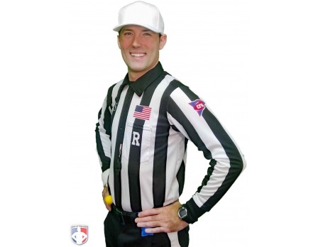 Smitty CFO College 2' Dye Sublimated Long Sleeve Football Referee