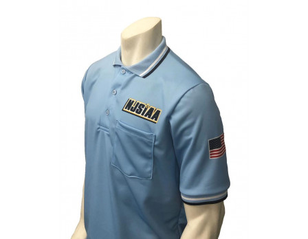 New Jersey (NJSIAA) Short Sleeve Umpire Shirt - Powder Blue | Ump Attire