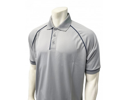 Smitty Men's Mesh Volleyball Referee Shirt - Grey | Ump Attire