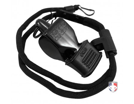 Fox 40 Classic Referee Whistle with Cushioned Mouth Guard and 9