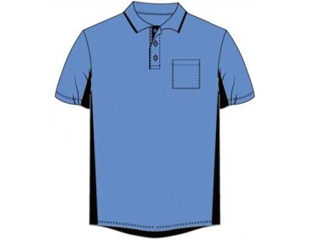 Majestic MLB Umpire Shirt - Sky Blue 