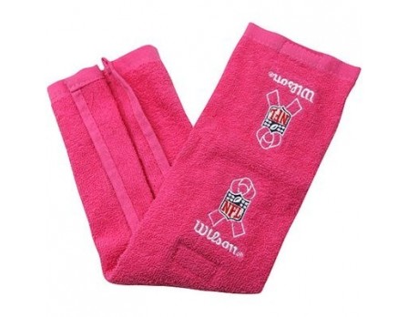 WTF981200 Wilson NFL Pink Football Referee Towel WTF981200 Wilson NFL Pink Football Referee Towel
