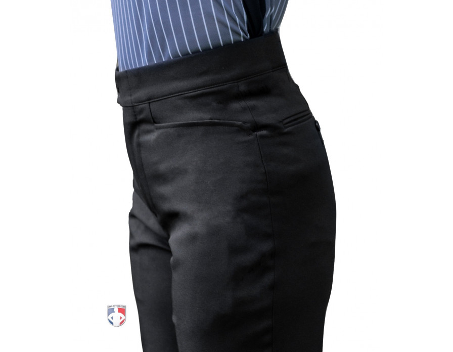 Athletic Fit Flat Front Referee Pants 