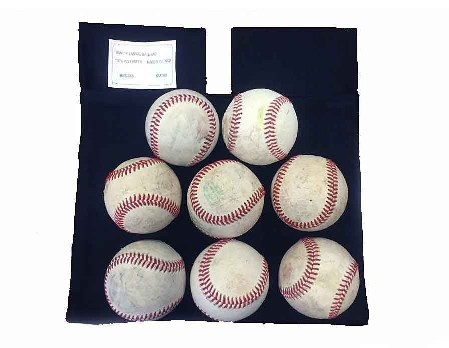 Umpire Ball Bag 2 Front Pocket Enforced 3 Loop Accessory Baseball Softball T21B 