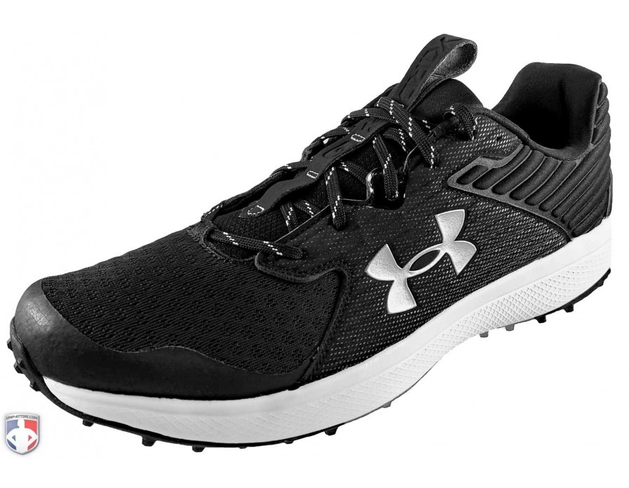 Under Armour UA Yard Low Trainer Men’s Shoes Black White New 