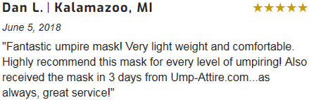 Wilson Aluminum Umpire Mask Customer Review