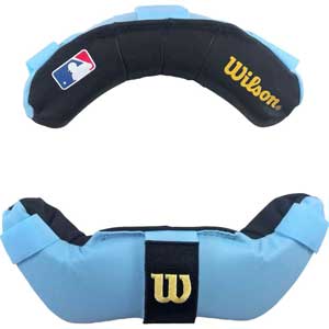 Wilson MLB Umpire Mask Replacement Pads - Sky Blue and Black