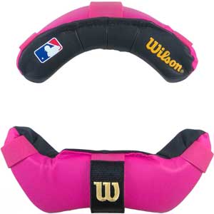 Wilson MLB Umpire Mask Replacement Pads - Pink & Black