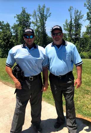 Joe Aylsworth in Umpire Uniform