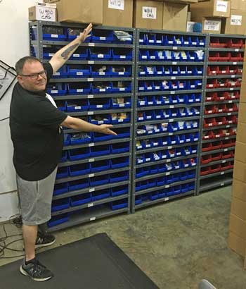 Nathan Statts Shows Off His Warehouse