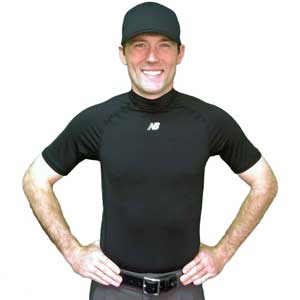 New Balance Challenger Mock Neck Short Sleeve Compression Shirt