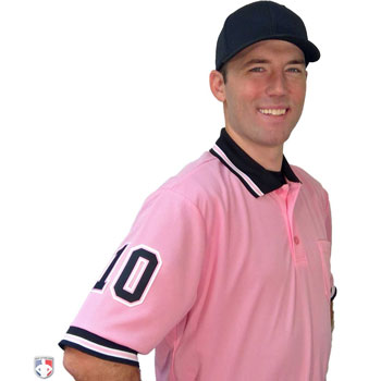 Smitty Pro Knit Pink Umpire Shirt