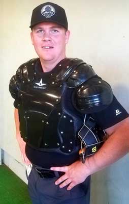 MiLBUTA Student in Umpire Chest Protector