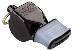Fox 40 Classic Referee Whistle with Cushioned Mouth Grip