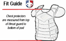 Umpire Chest Protector Size Chart