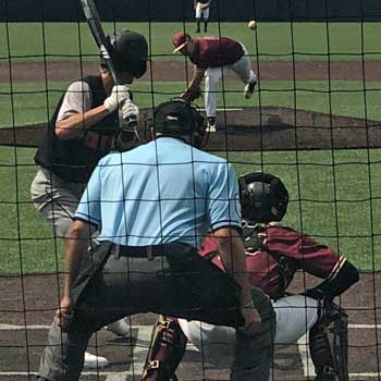 Joe Aylsworth Umpiring Behind Plate