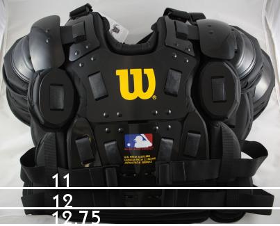 Umpire Chest Protector Size Chart